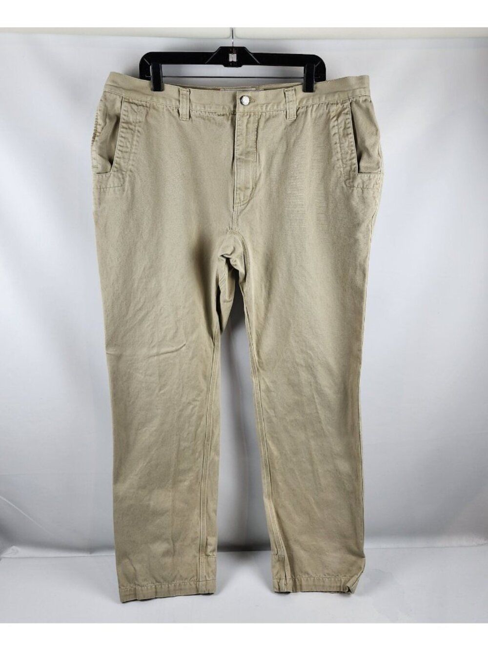 Mountain Khakis Pants Mens 42x33 Original Mountain Broadway Fit Tan Khaki